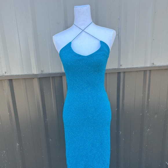 Vintage 1990s Jodi Kristopher Sparkly Gown - Picture 4 of 7